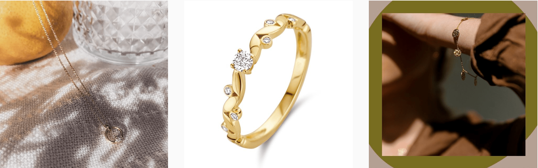 Gouden sieraden voor dames koop je veilig online bij juwelier Zilver.nl